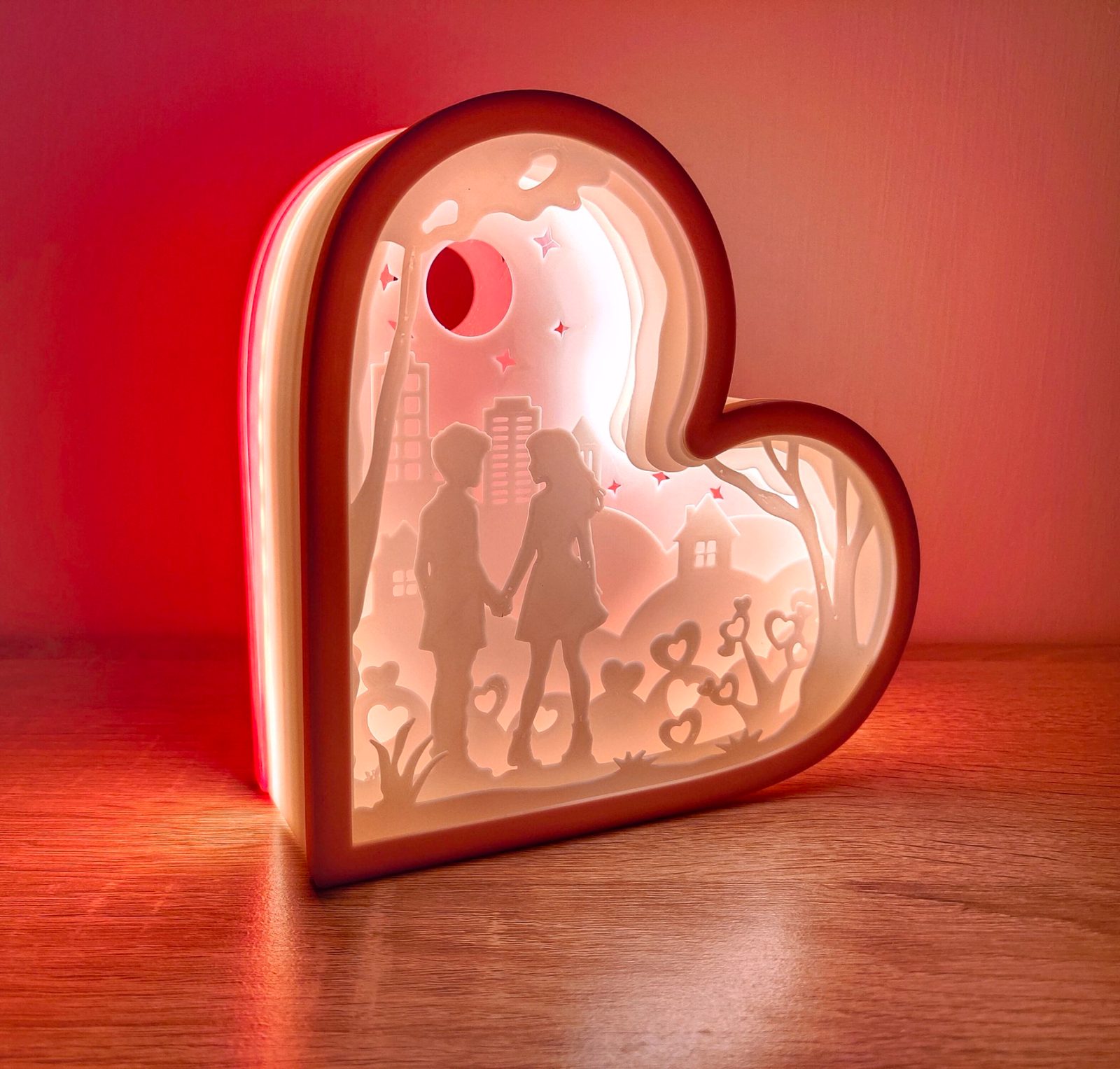 #70 Lovers Valentine Day Shadowbox — vue 3