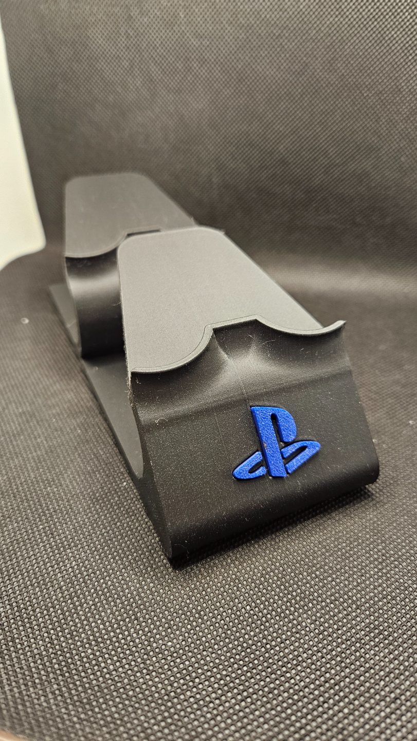 #72 PS3 Dual Shock Controller Double Stand with Logo — vue 6