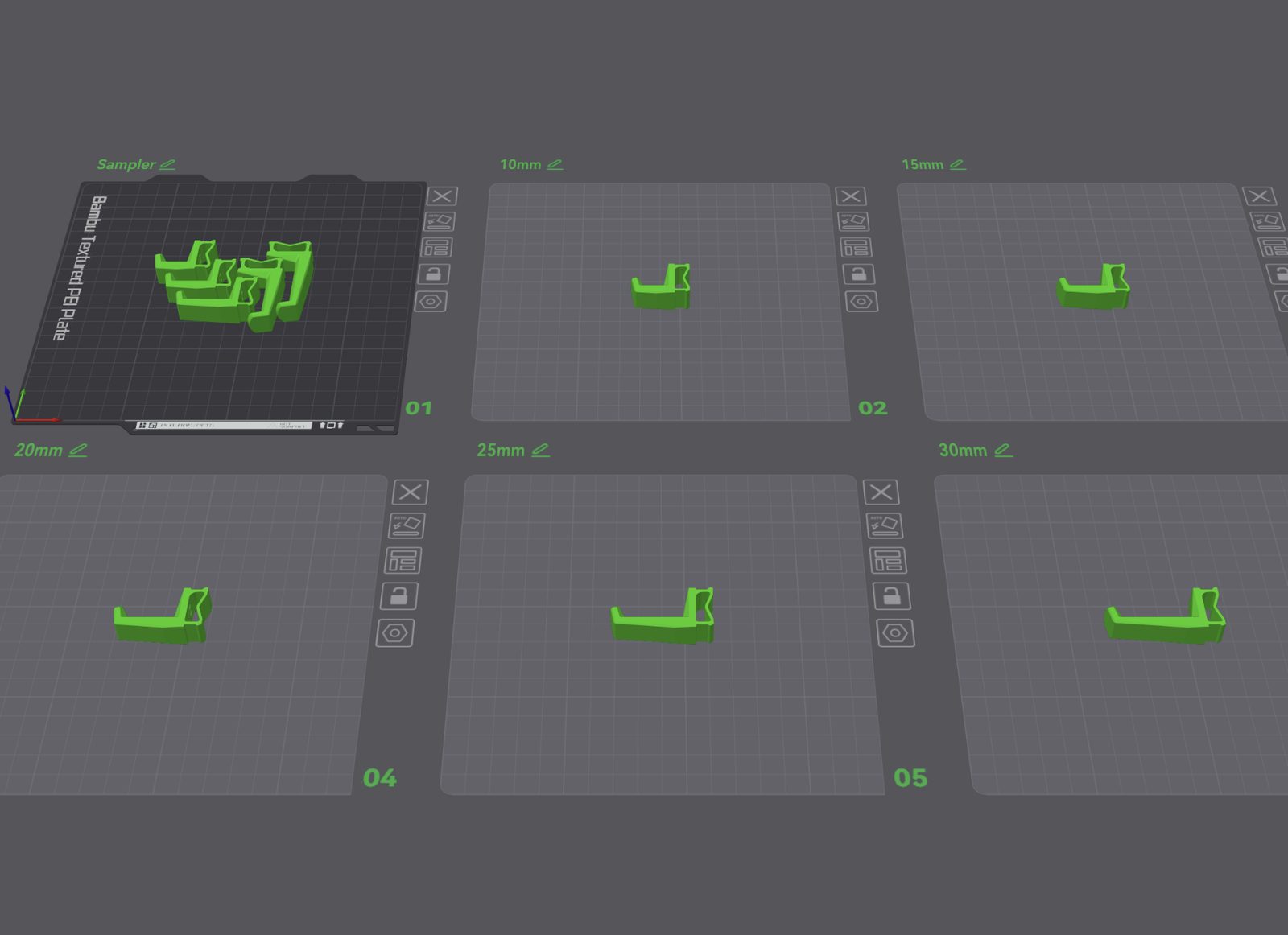 #73 Easy Print Super Strong Hook - Single Piece - No Screws - No Supports - HSW Hone — vue 2