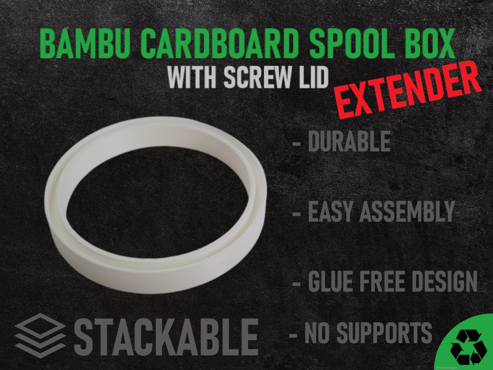 #74 Bambu Lab Cardboard Spool Box [stackable] — vue 3