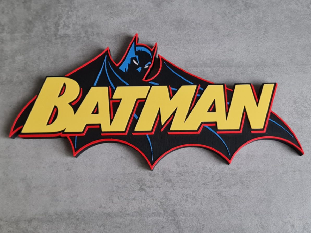 #80 Batman Comic figure Logo Sign — vue 2