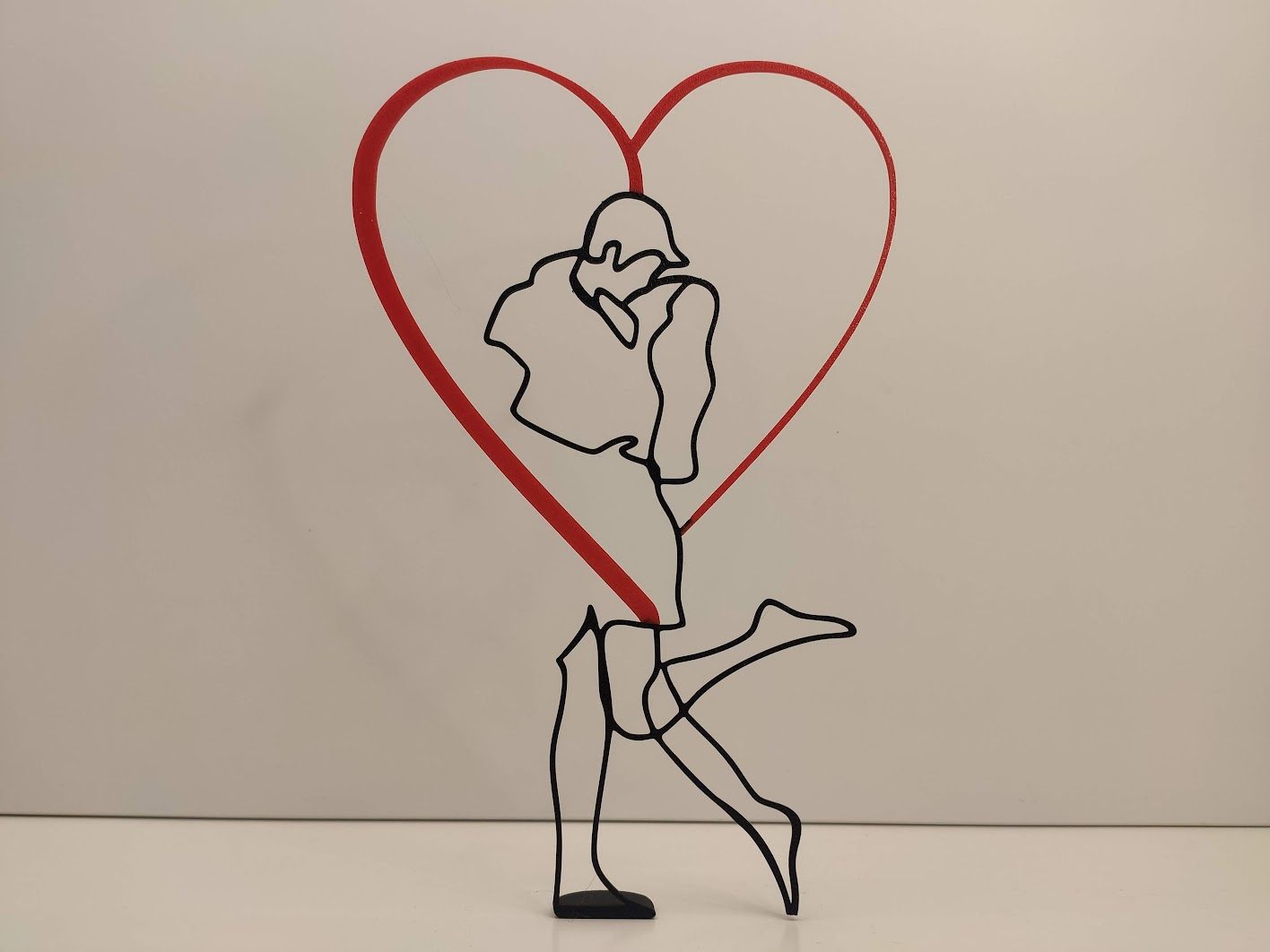 #80 Heart Couple - Ethereal Statuette — vue 1