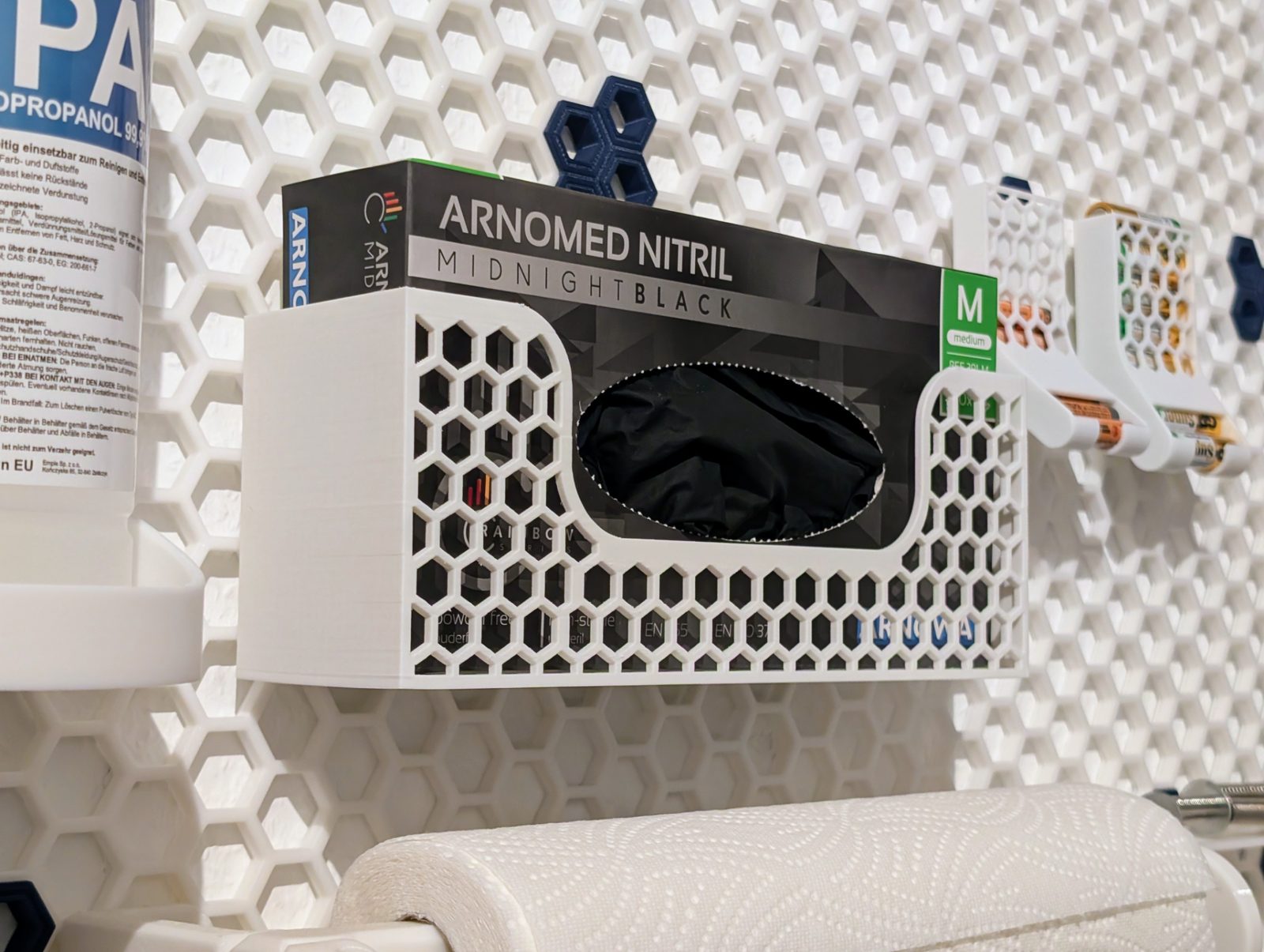 #80 Nitril Glove Holder for Honeycomb Storage Wall HSW — vue 1