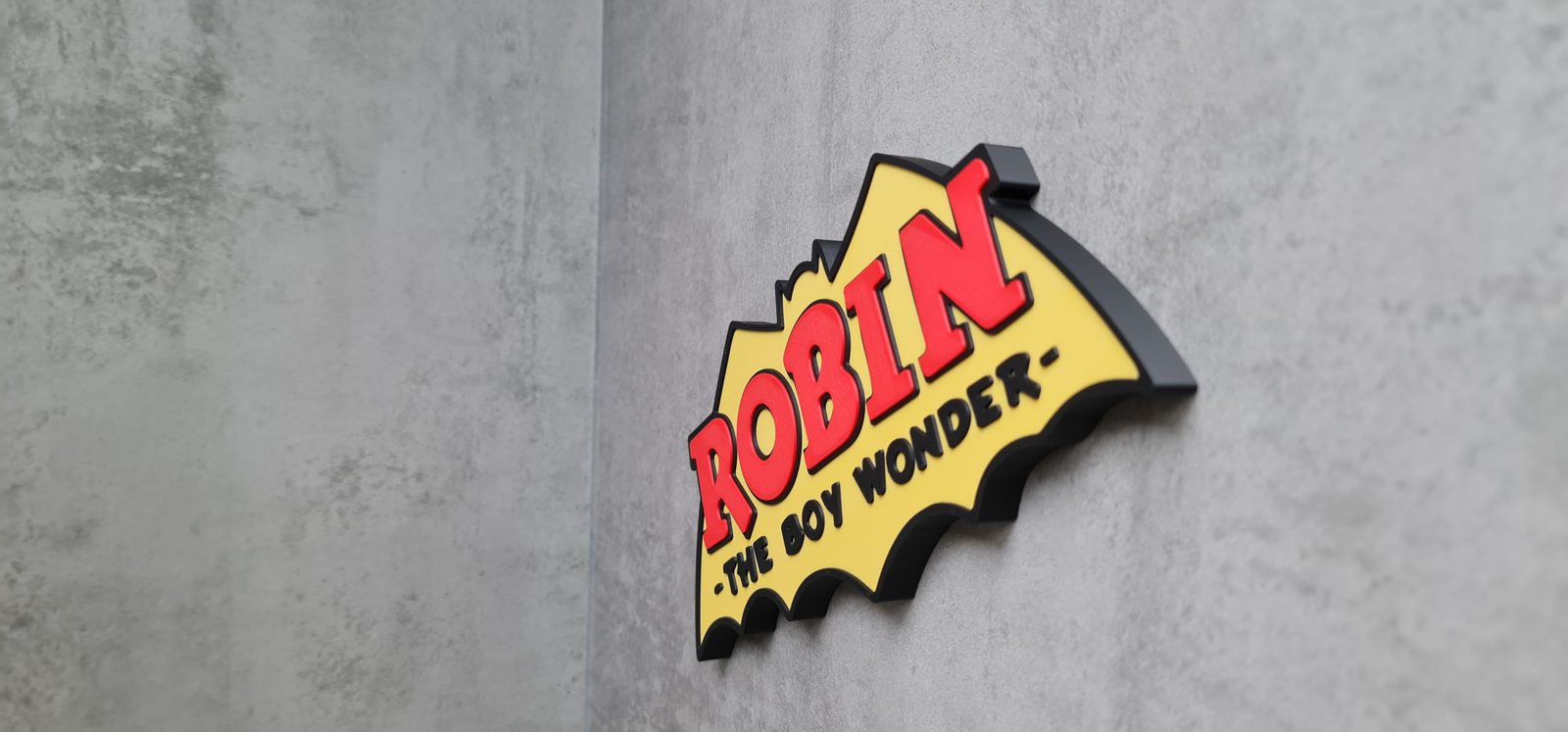 #81 Robin The Boy Wonder Logo Sign — vue 4