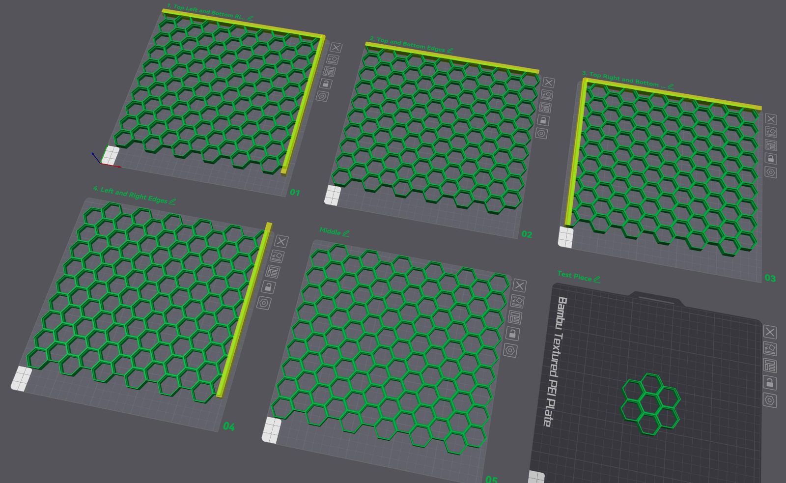 #92 Framed HSW - 5 Sets - Honeycomb Storage Wall — vue 1