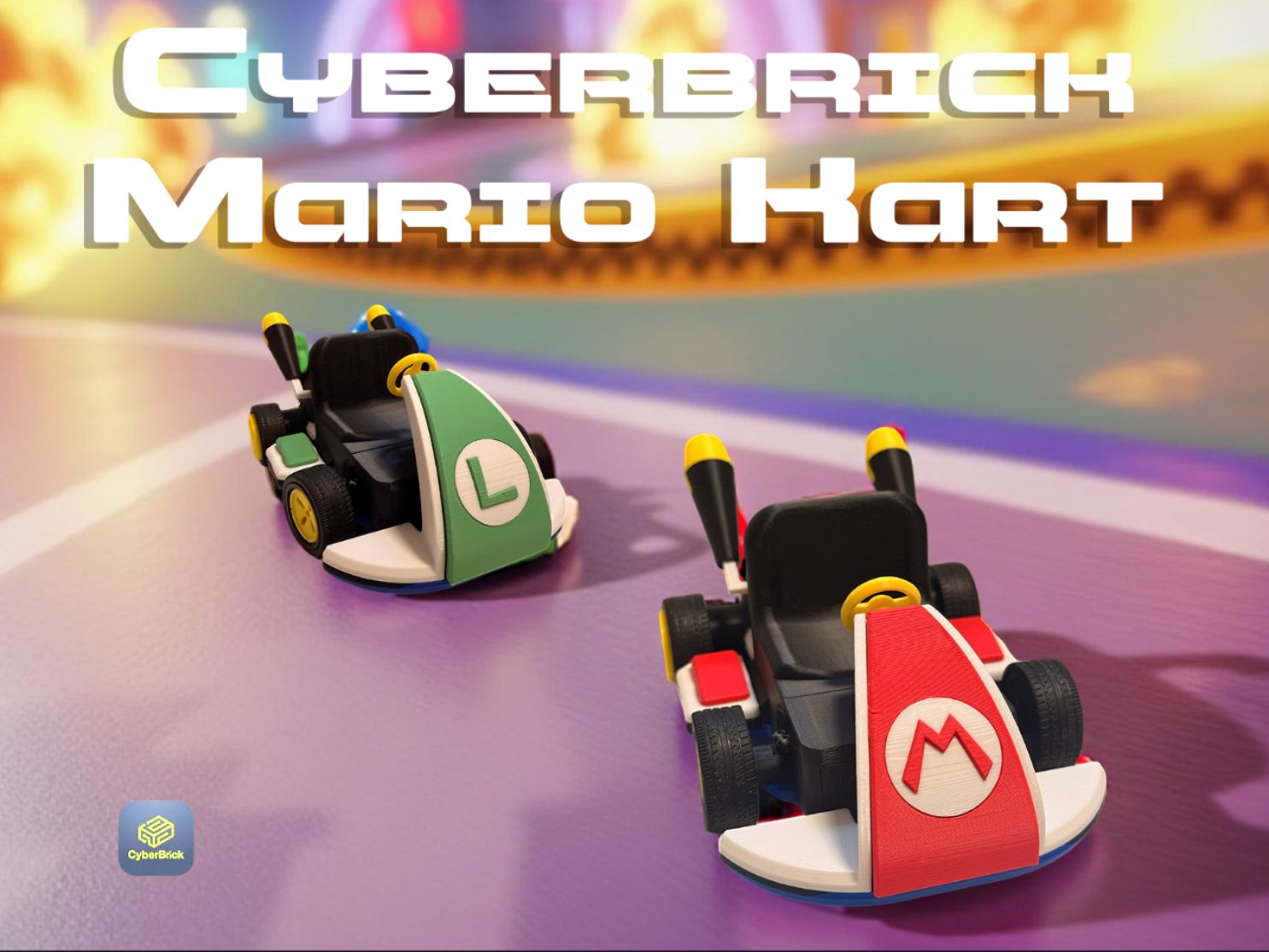 #95 Mario Kart & Luigi Kart - CyberBrick — vue 6