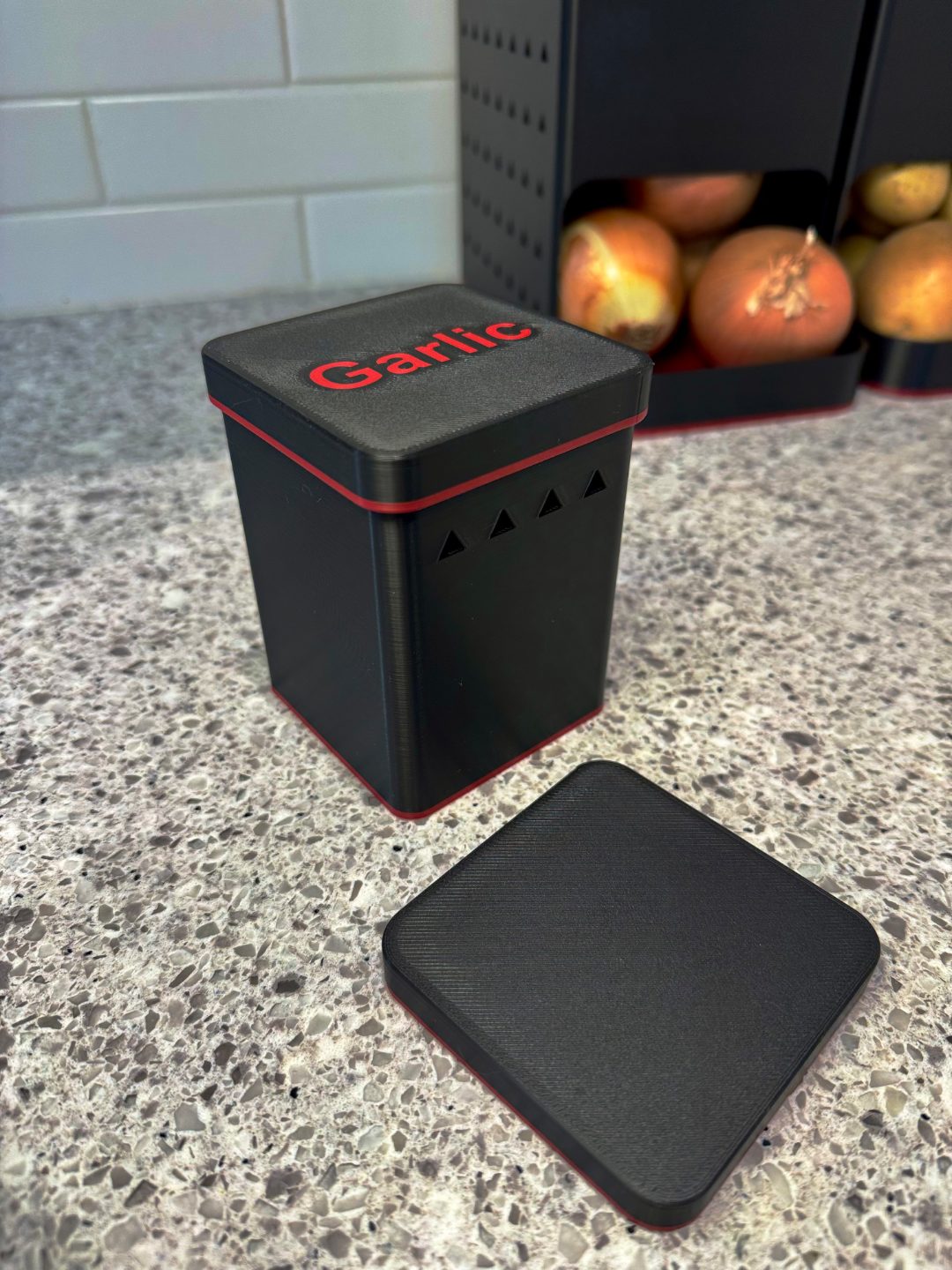 #95 Potato, Onion & Garlic Bin Dispenser Keeper — vue 14