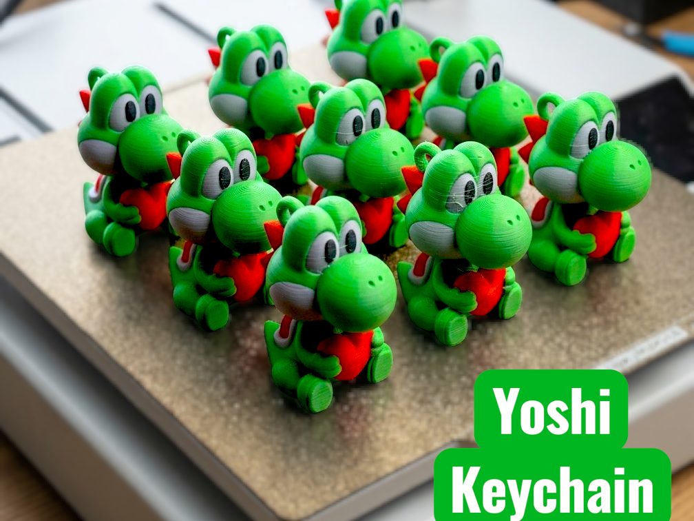 #99 Yoshi Keychain — vue 4