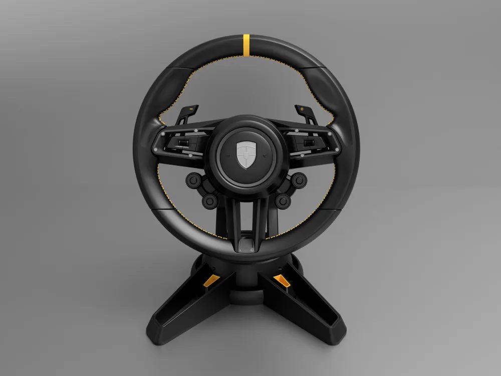 #109 1 1 Porsche Steering Wheel with SIMRACING — vue 9