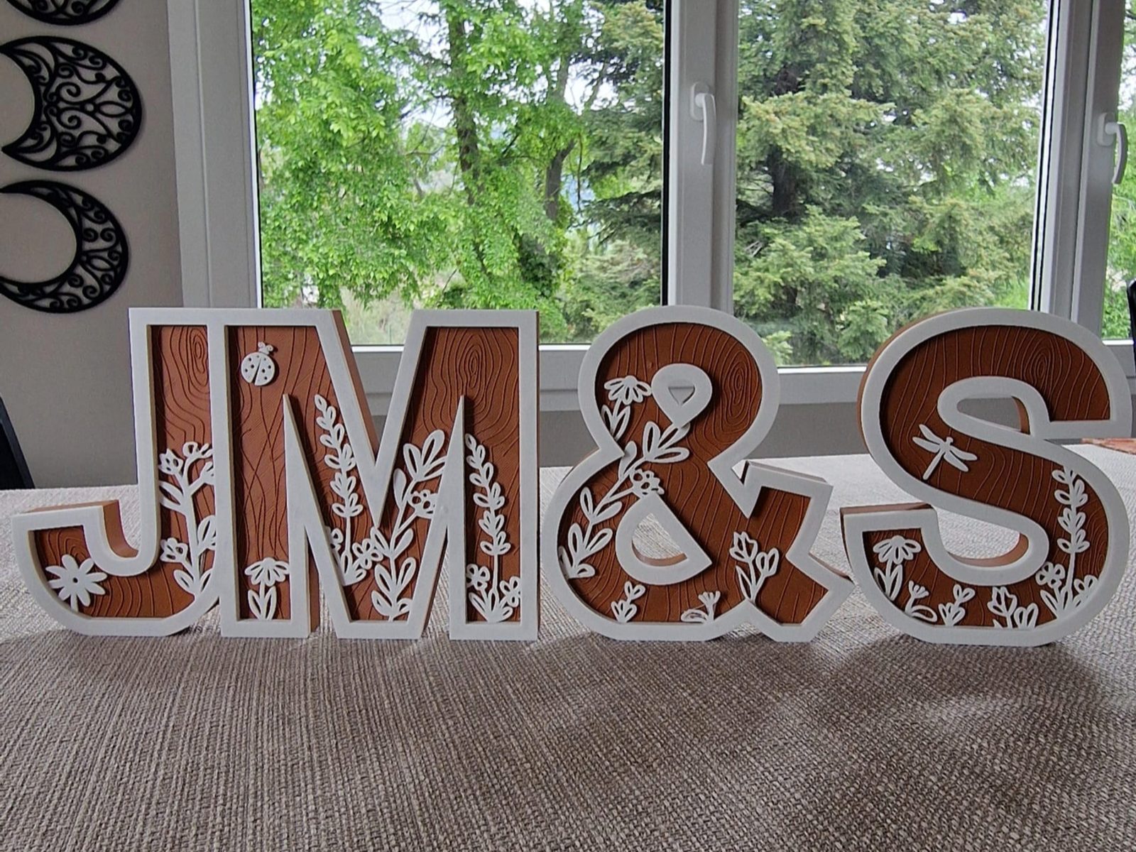 #109 Wood-style letters — vue 1