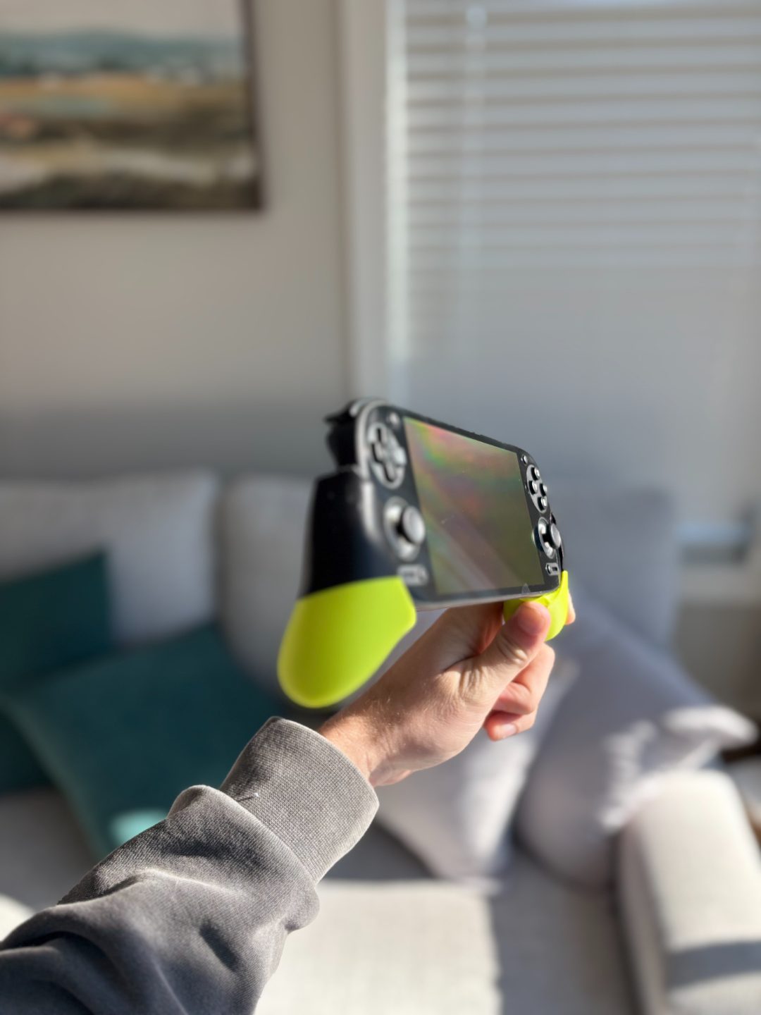 #111 Retroid Pocket 5 no-clamp grip — vue 5