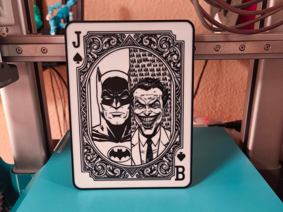 #116 Batman & Joker Card Led Lightbox — vue 1