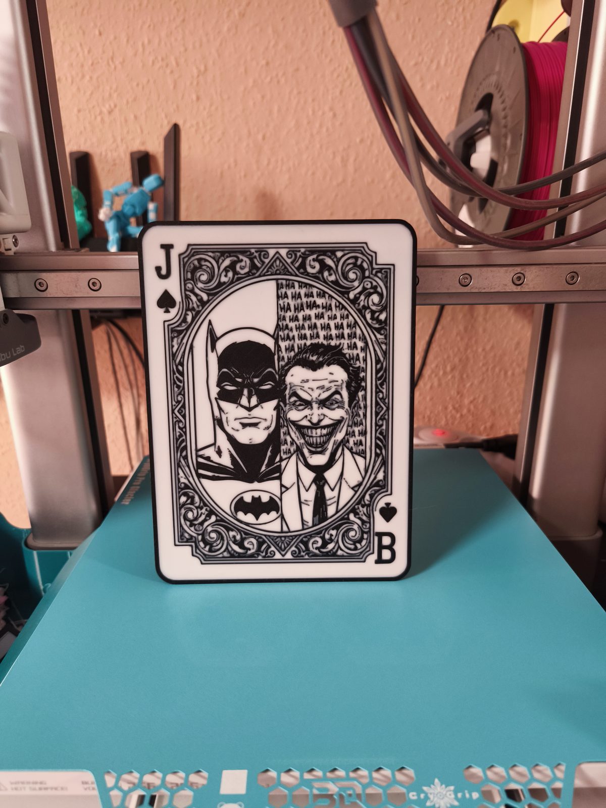 #116 Batman & Joker Card Led Lightbox — vue 3