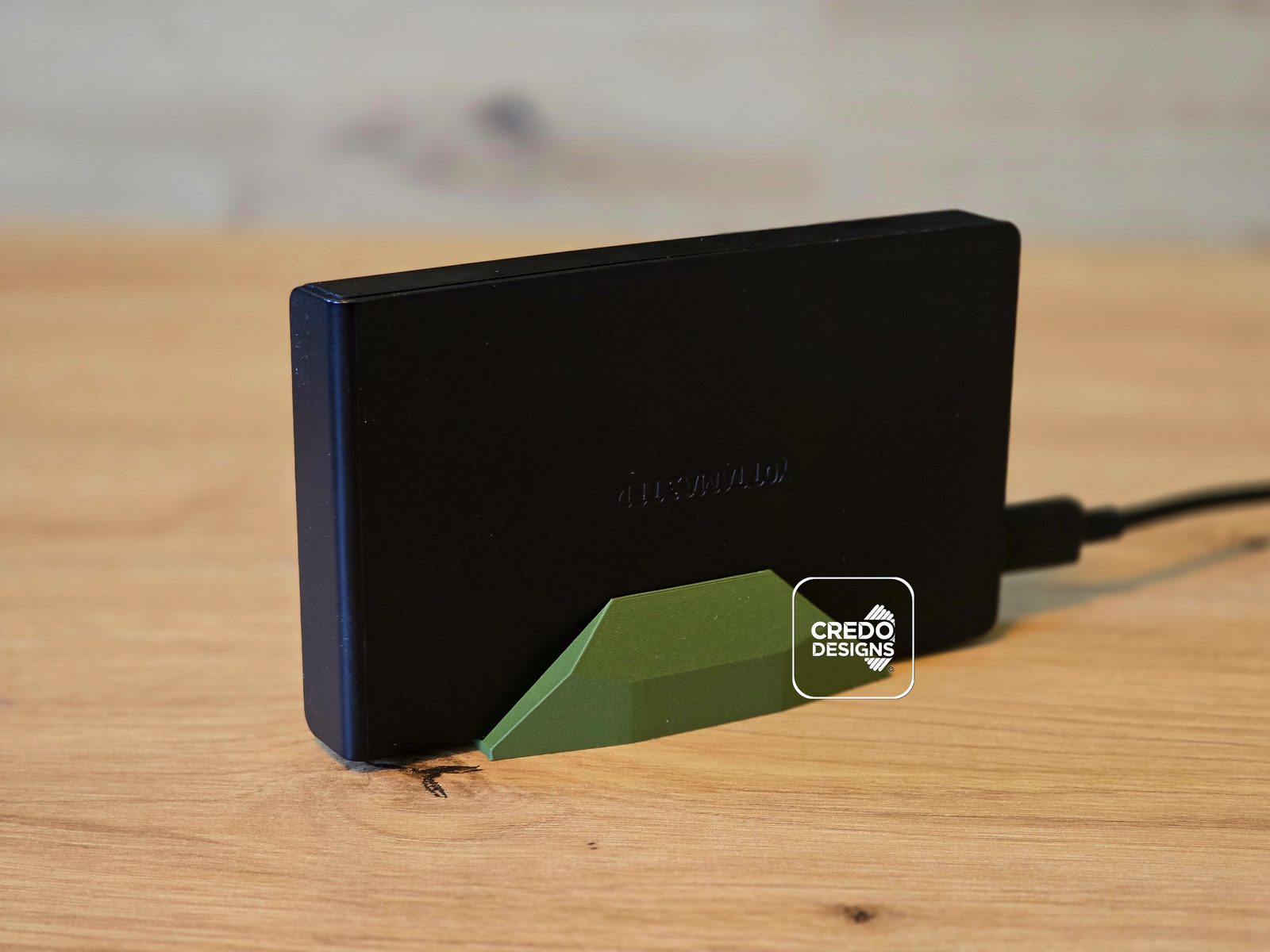 #116 Low Poly External SSD HDD Stand (size adjustable) — vue 5
