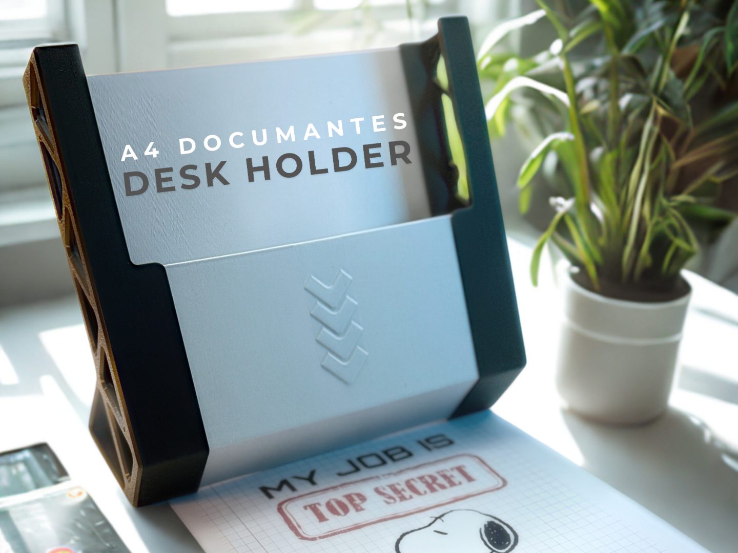 #119 A4 Documantes Desk Holder — vue 1