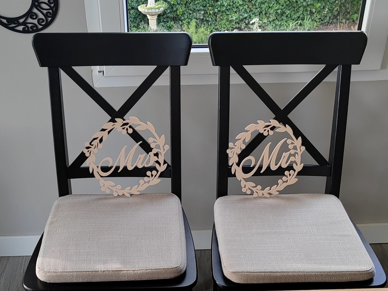 #119 Wedding Chair Signs — vue 1