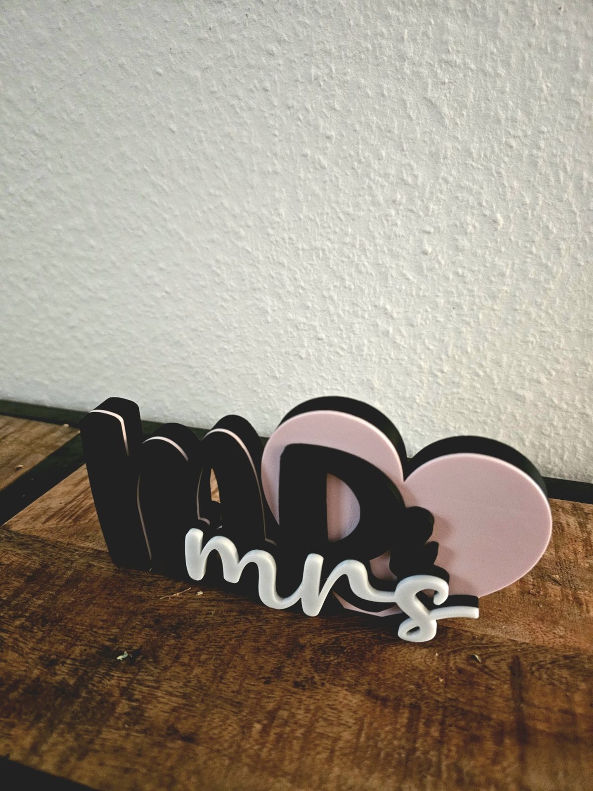 #120 Mr & Mrs Wedding Card Holder — vue 1