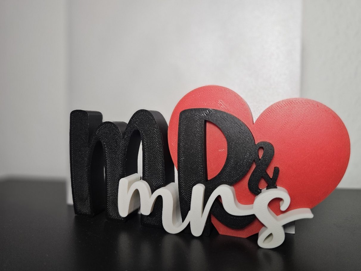 #120 Mr & Mrs Wedding Card Holder — vue 5