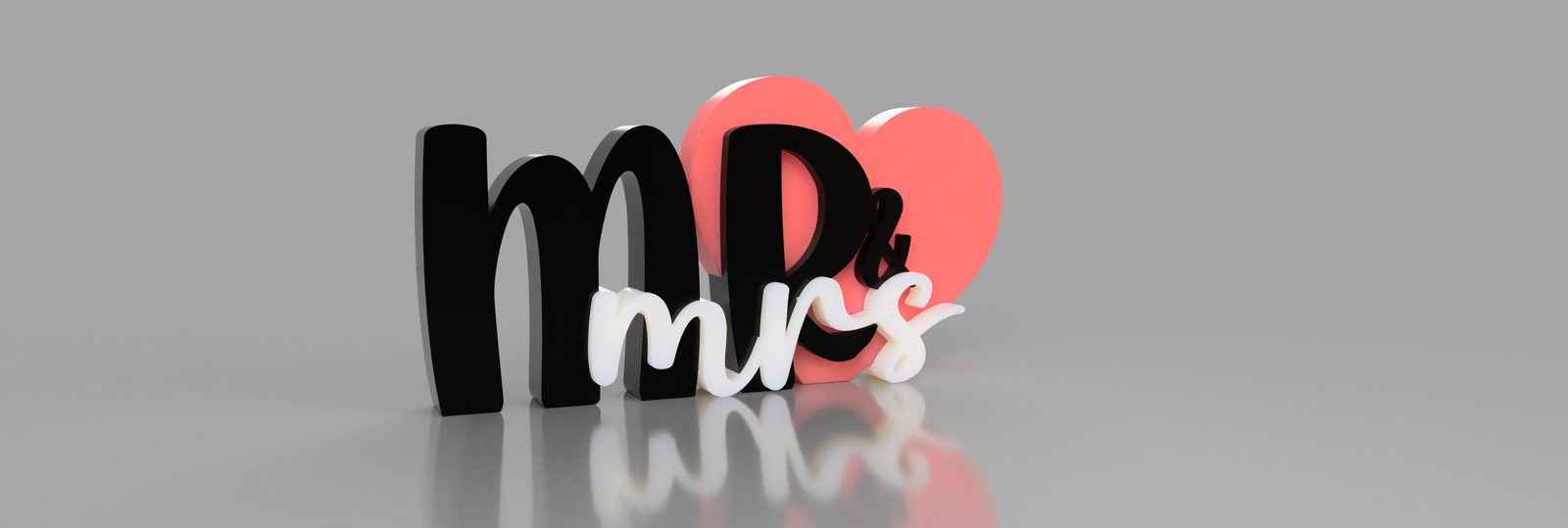 #120 Mr & Mrs Wedding Card Holder — vue 8