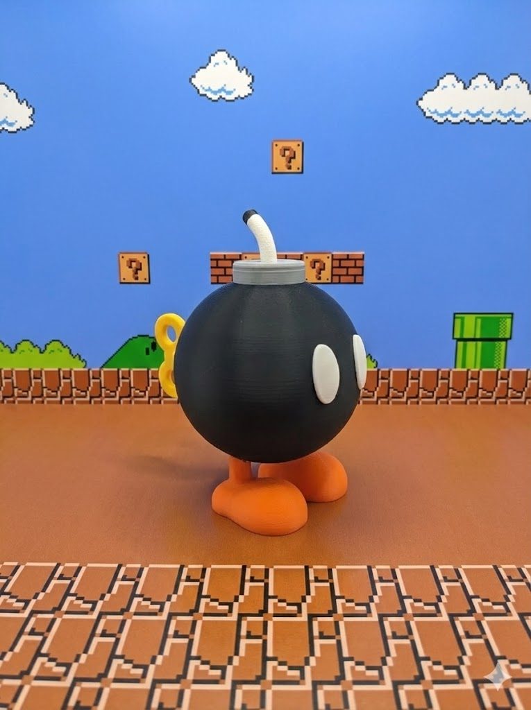 #123 Super Mario Bob-omb — vue 1