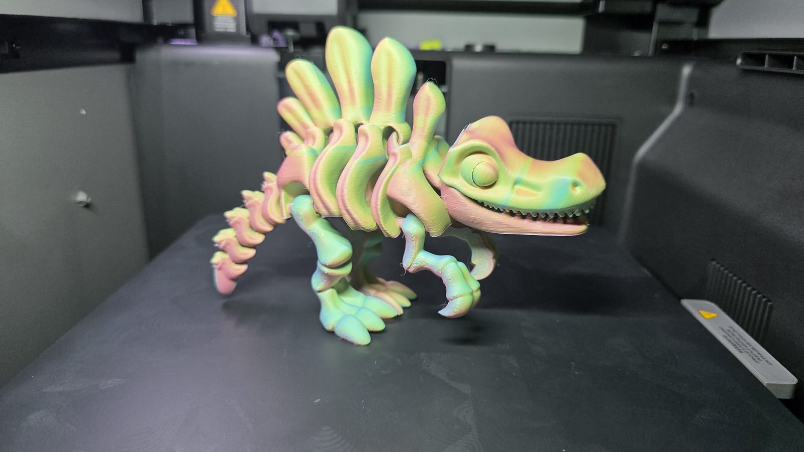 #127 Flexi Skeletal Spinosaurus Dinosaur Cute Style — vue 6