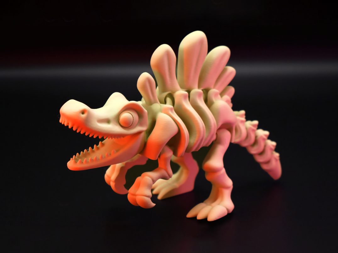 #127 Flexi Skeletal Spinosaurus Dinosaur Cute Style — vue 9