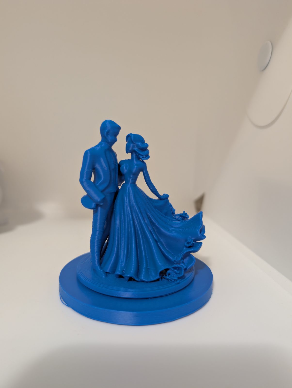 #128 Eternal Elegance Bride & Groom Romantic Sculpture — vue 2