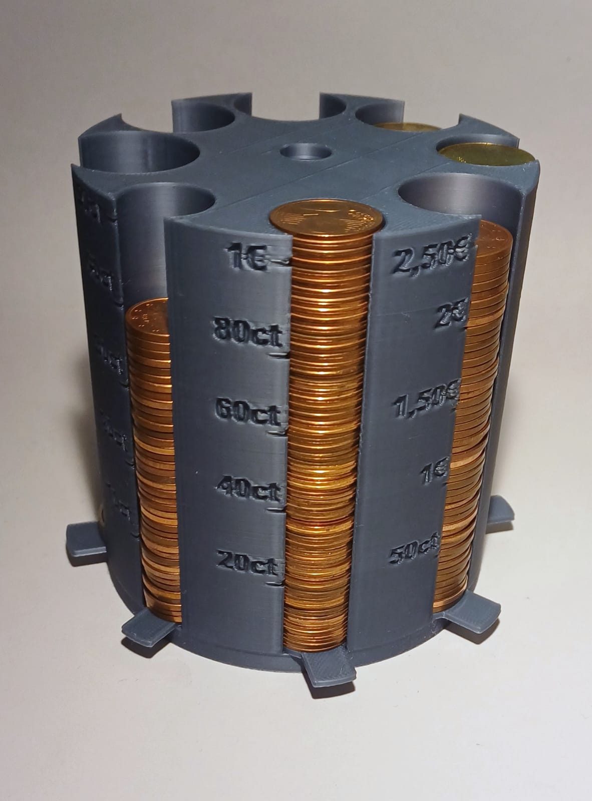 #129 Coin Holder for all Euro coins with gauges — vue 3