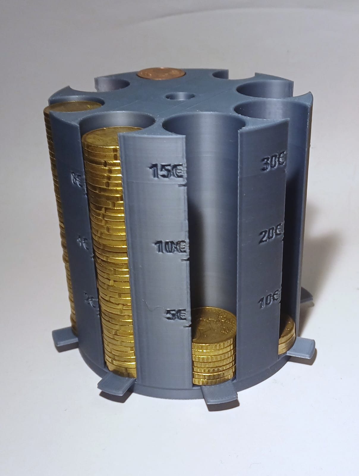 #129 Coin Holder for all Euro coins with gauges — vue 9