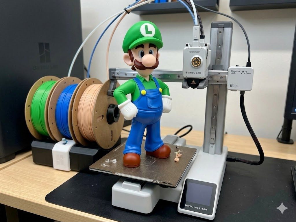 #130 cm AMS Luigi Super_Mario_Bros — vue 2