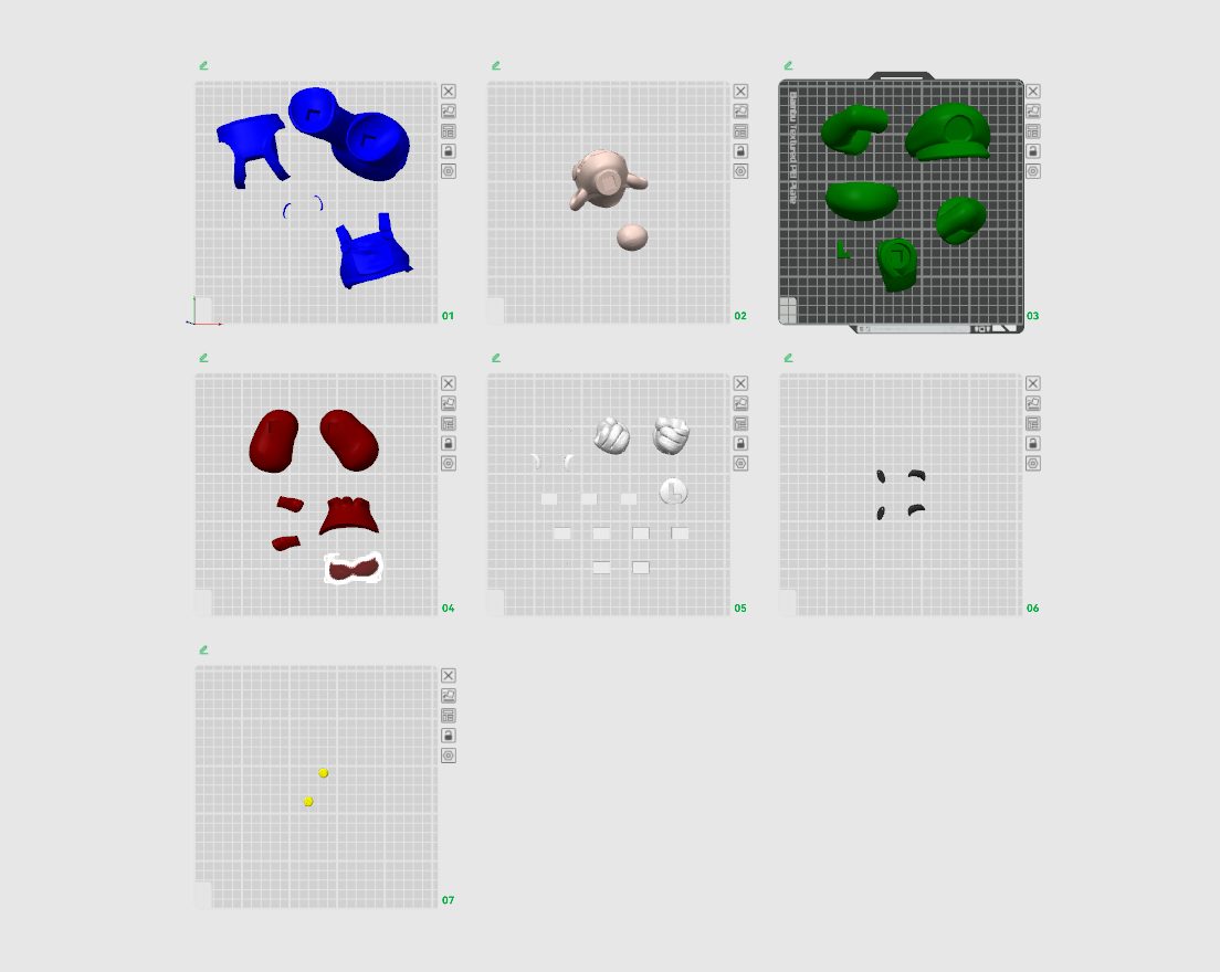 #130 cm AMS Luigi Super_Mario_Bros — vue 7