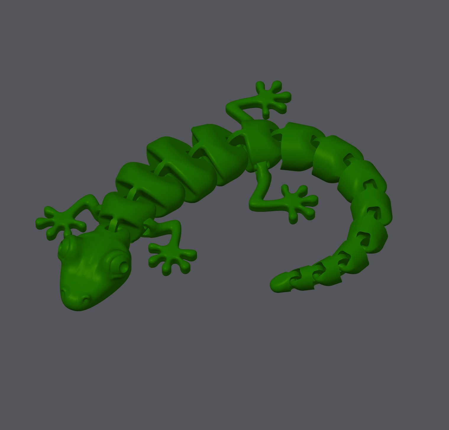 #131 Articulated Lizard v2 — vue 9