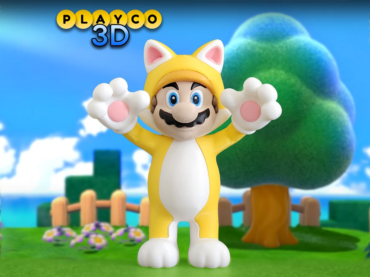 #140 Cat Mario ( Super Mario 3D World ) — vue 1