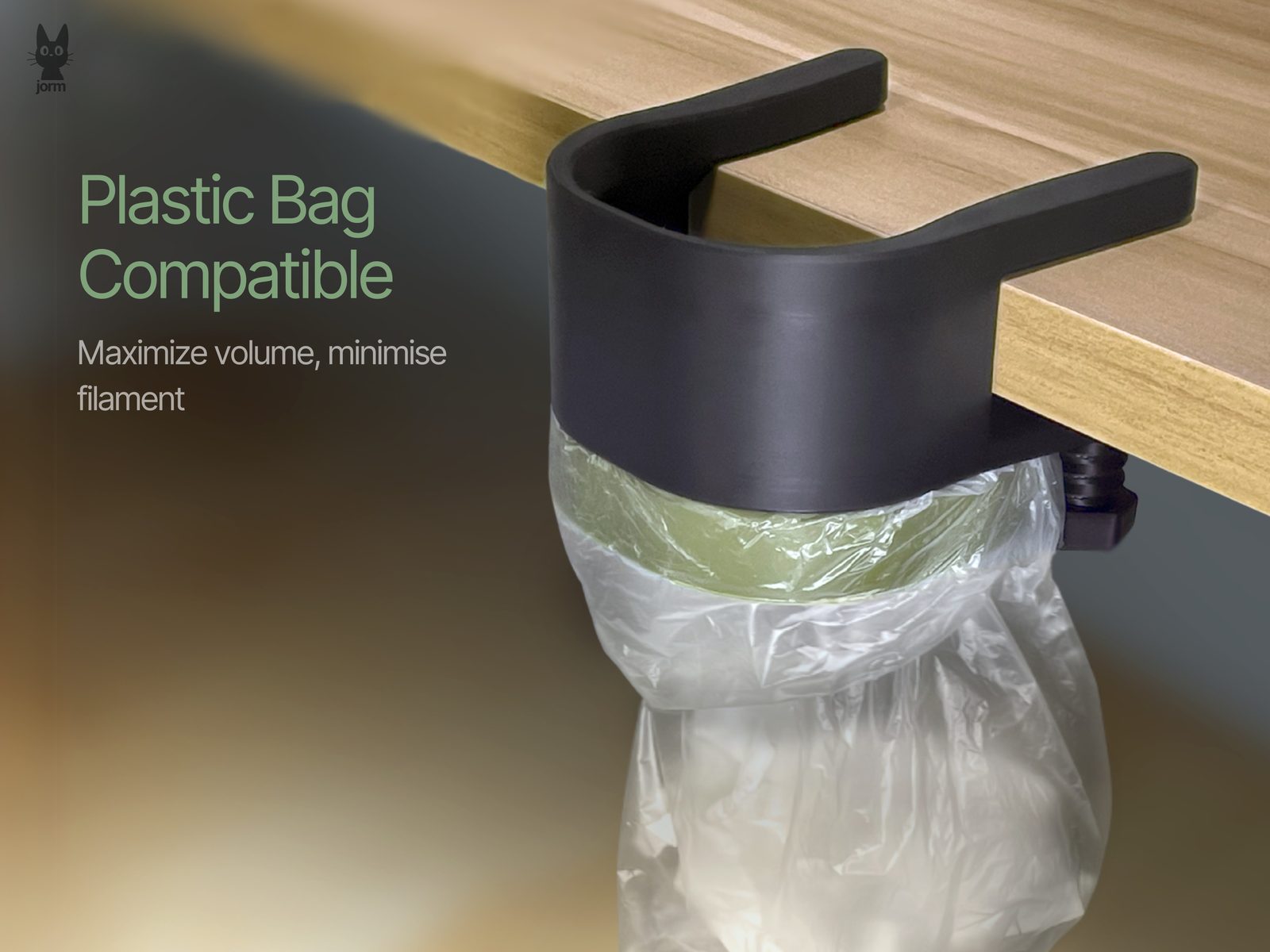 #149 Clamp-On Desk Bin — vue 15