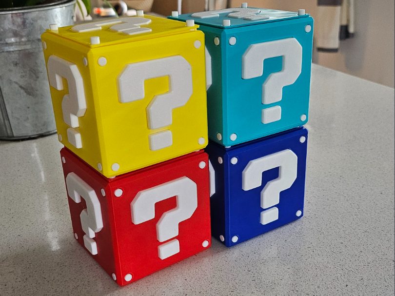 #150 Stackable Super Mario Block Storage Box — vue 1
