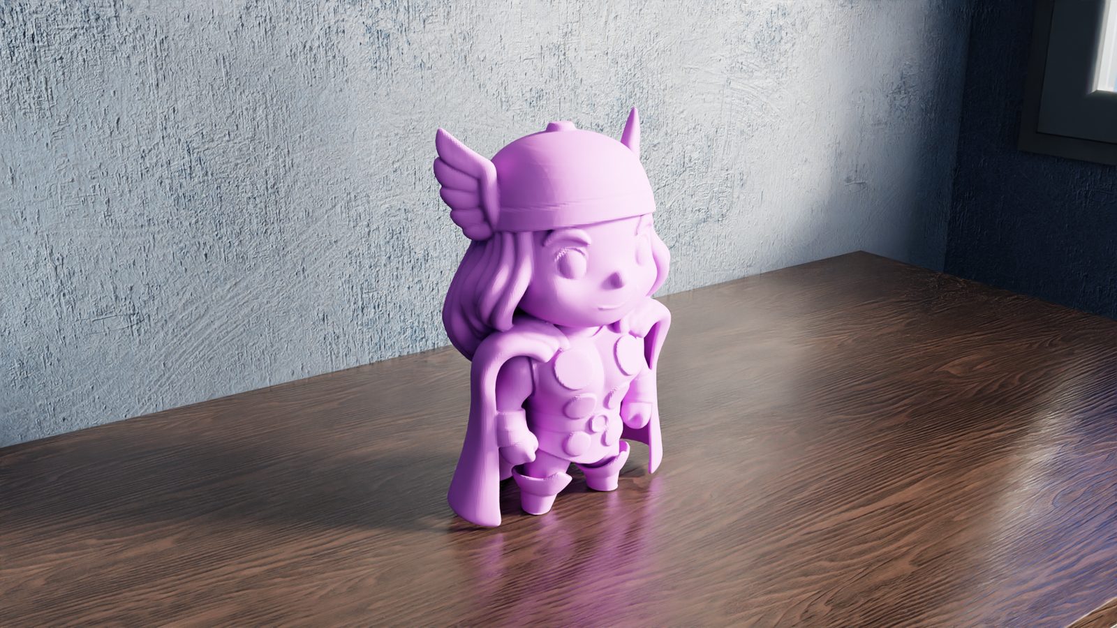 #152 Chibi Thor – Tiny God of Thunder — vue 3