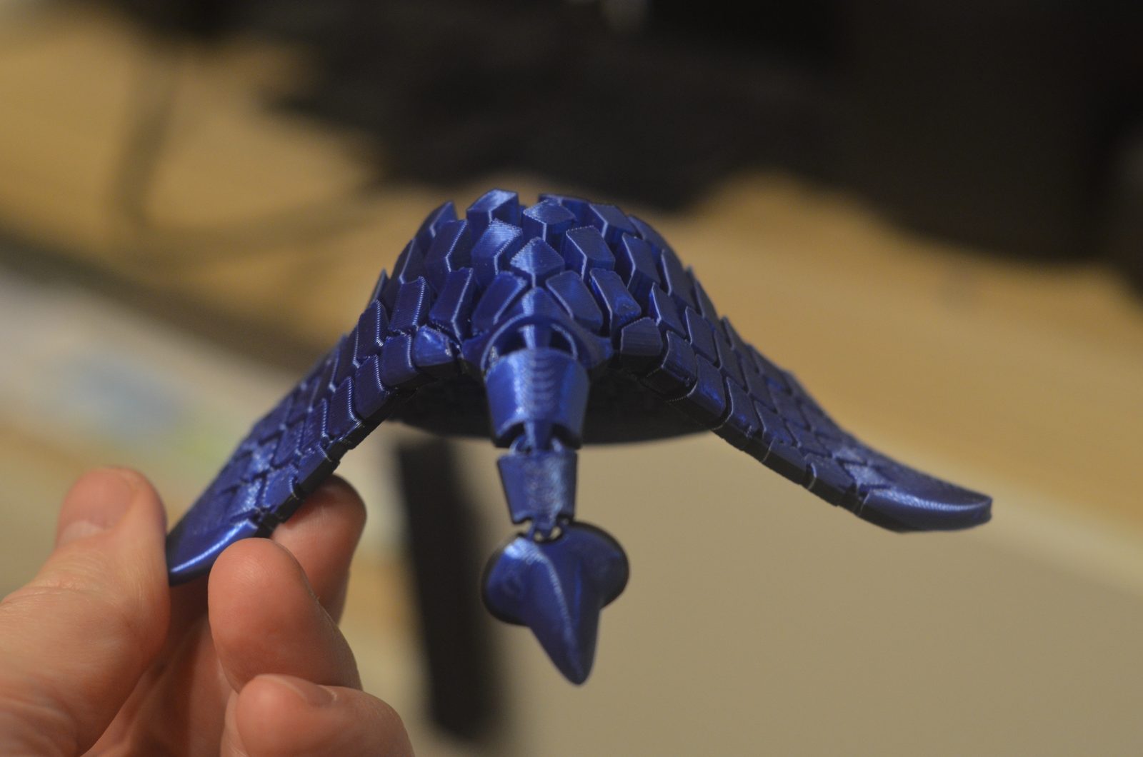 #154 Flexi Manta Ray Print in Place – NO SUPPORT — vue 25