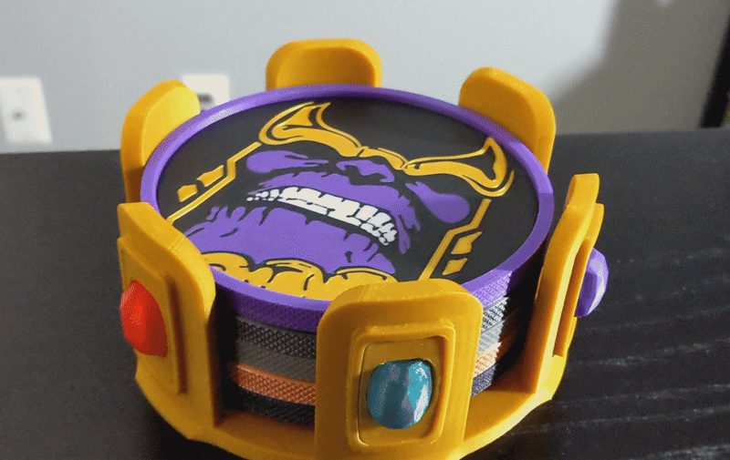 #160 Superhero Stackable Coasters — vue 7
