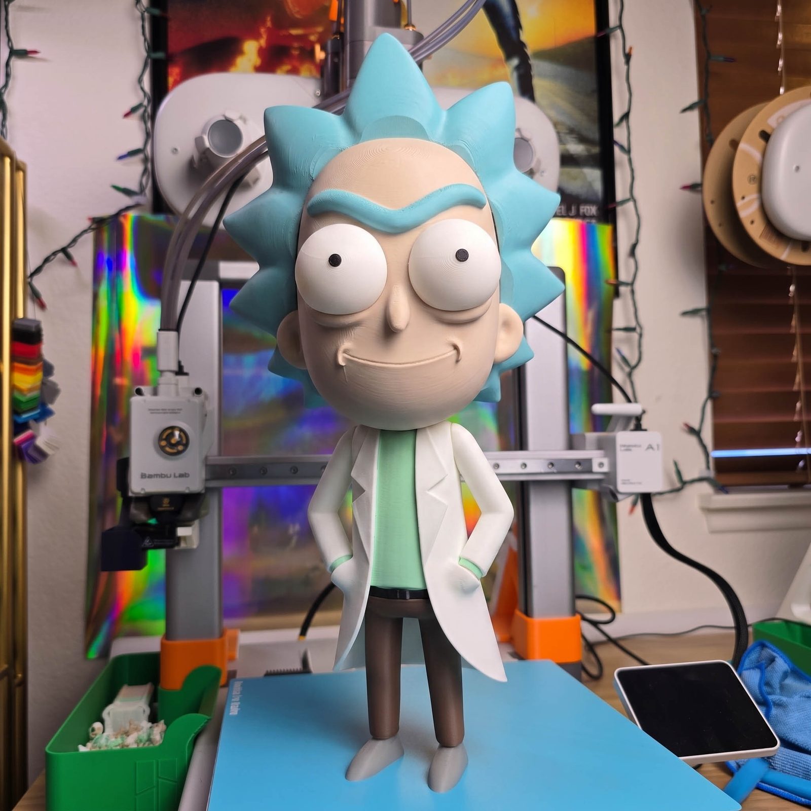 #160 Tiny Rick Hands in Pocket Rick and Morty Character — vue 1