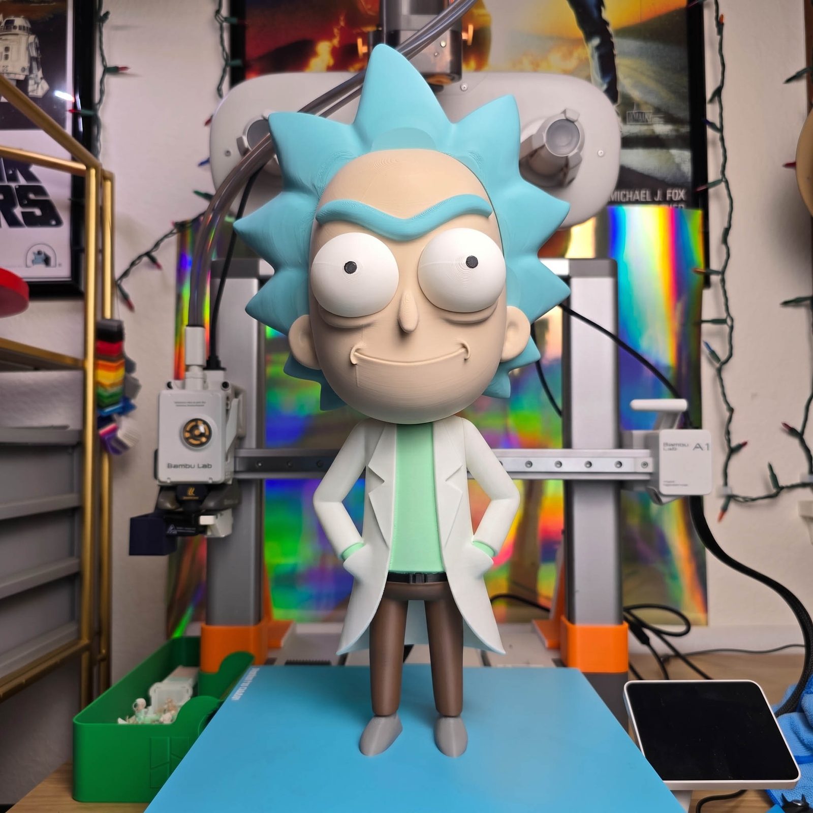 #160 Tiny Rick Hands in Pocket Rick and Morty Character — vue 3