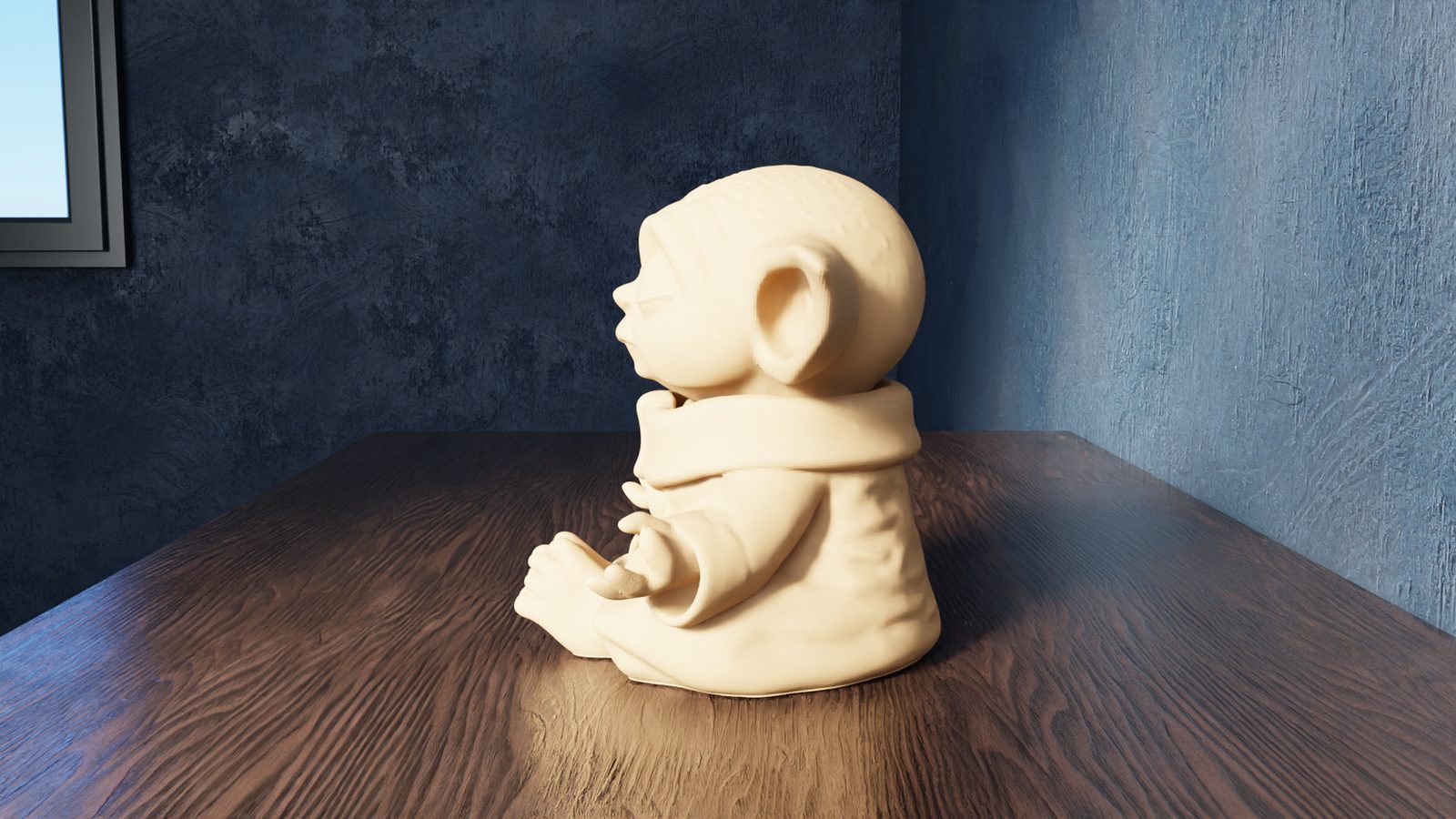#162 Meditating Yoda – Wise Jedi Master — vue 5