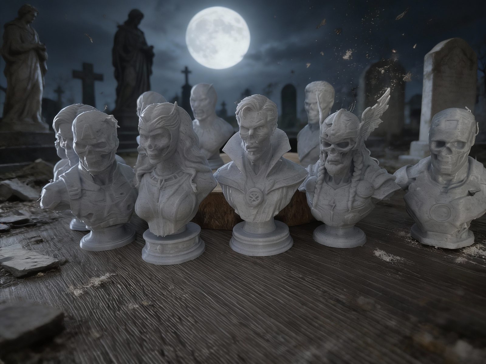 #167 Marvel Undead Series Busts — vue 2