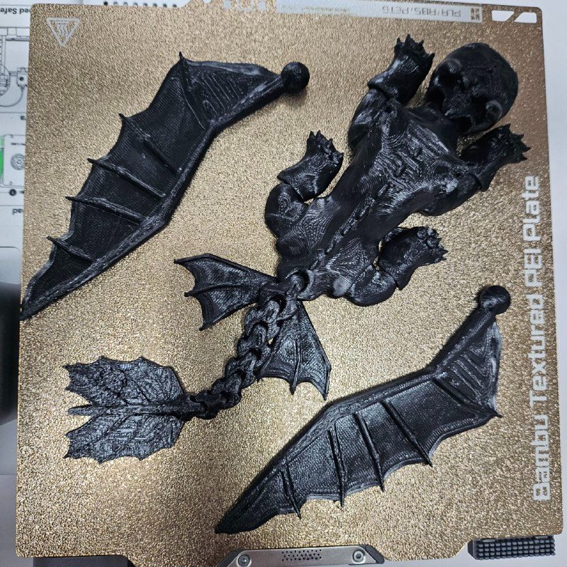 #168 Flexi Toothless Dragon (3MF Multi-color) — vue 7