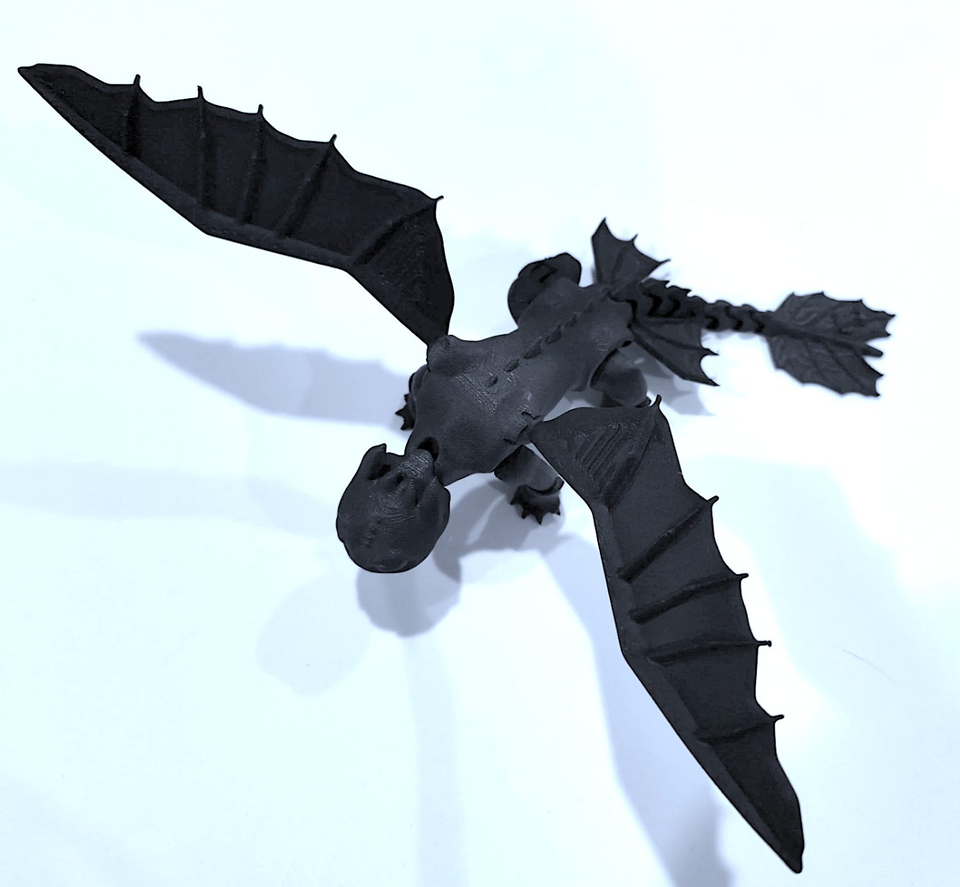 #168 Flexi Toothless Dragon (3MF Multi-color) — vue 10