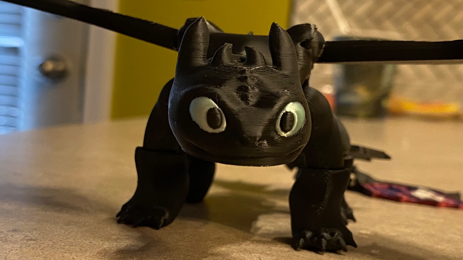 #168 Flexi Toothless Dragon (3MF Multi-color) — vue 21