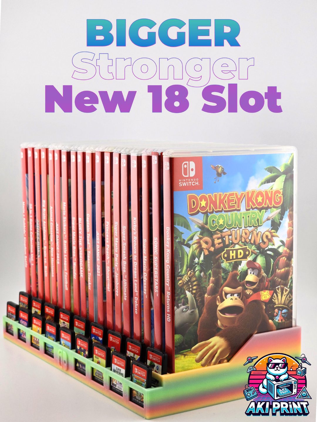 #169 Nintendo Switch 1 & 2 - Game Display Storage — vue 1