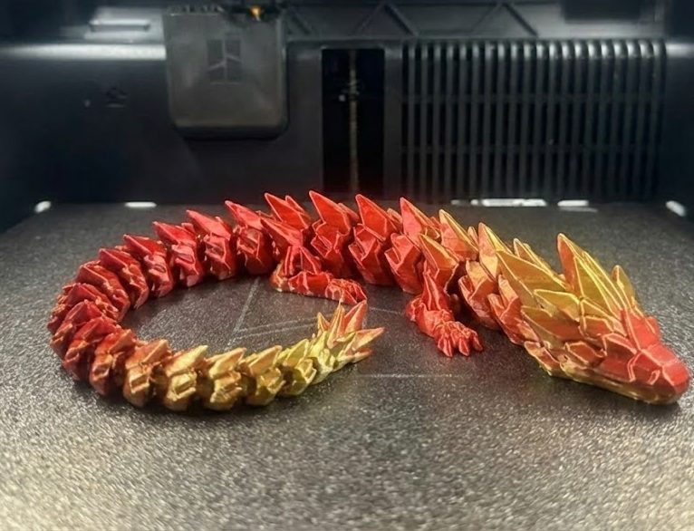 #171 Articulated Crystal Spine Dragon — vue 4