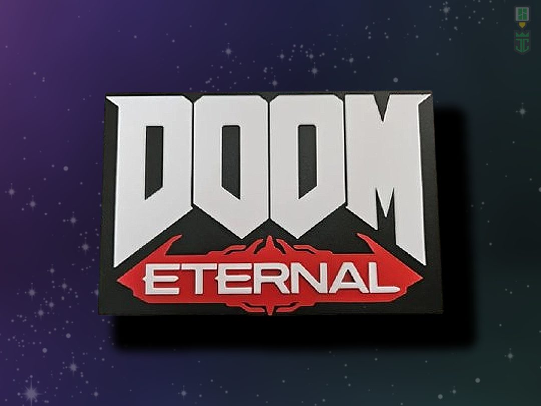 #173 Doom Eternal Game Logo Sign — vue 2