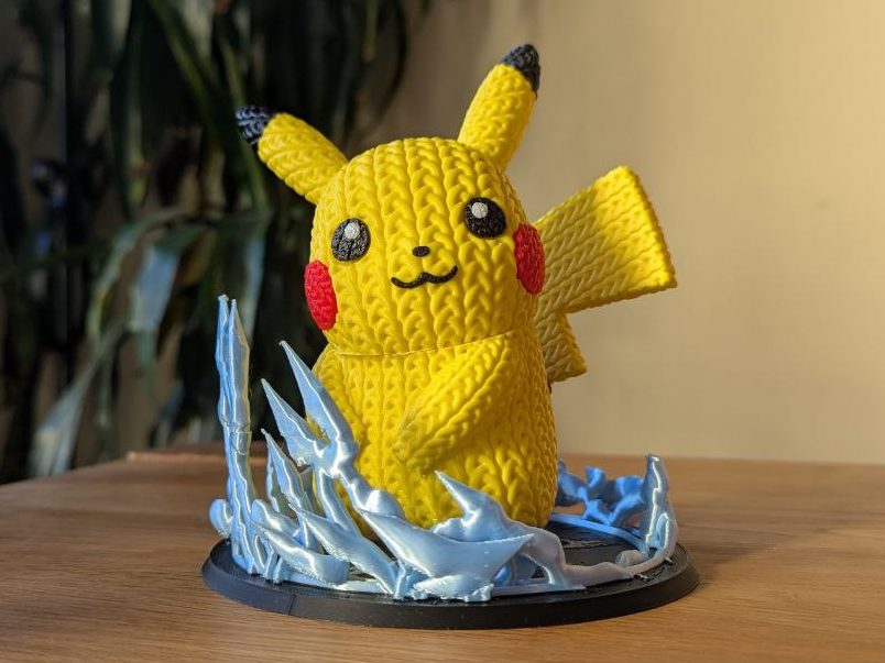 #175 Pokemon Pikachu Diorama for Knitted Pikachu Figure — vue 2