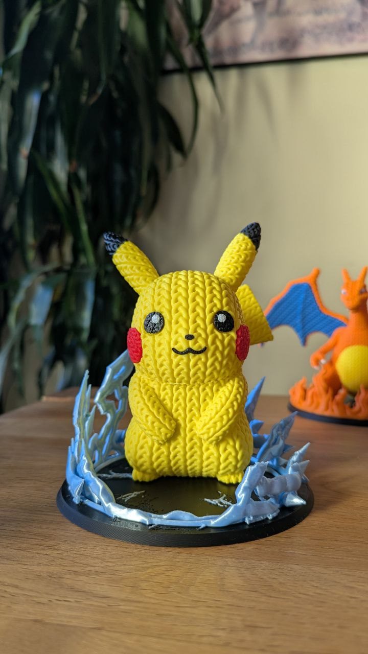 #175 Pokemon Pikachu Diorama for Knitted Pikachu Figure — vue 6